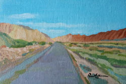 Road 22A   2022   Acrylic on canvas 15 x 10 cm   SGD240