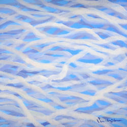 Misentangling   2012   Acrylic on canvas   30 x 30 cm   SGD1,500