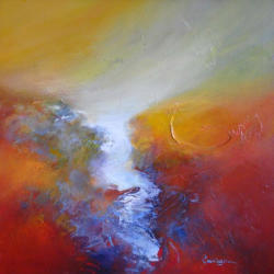 Stream of Joy   2011   Acrylic on canvas   61 x 61 cm   SGD3,500