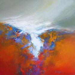 Autumn Rejoice   2001   Acrylic on canvas   61 x 61 cm   SGD3,500