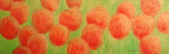 Blossom Joy 2011 Acrylic on canvas 90 x 30 cm